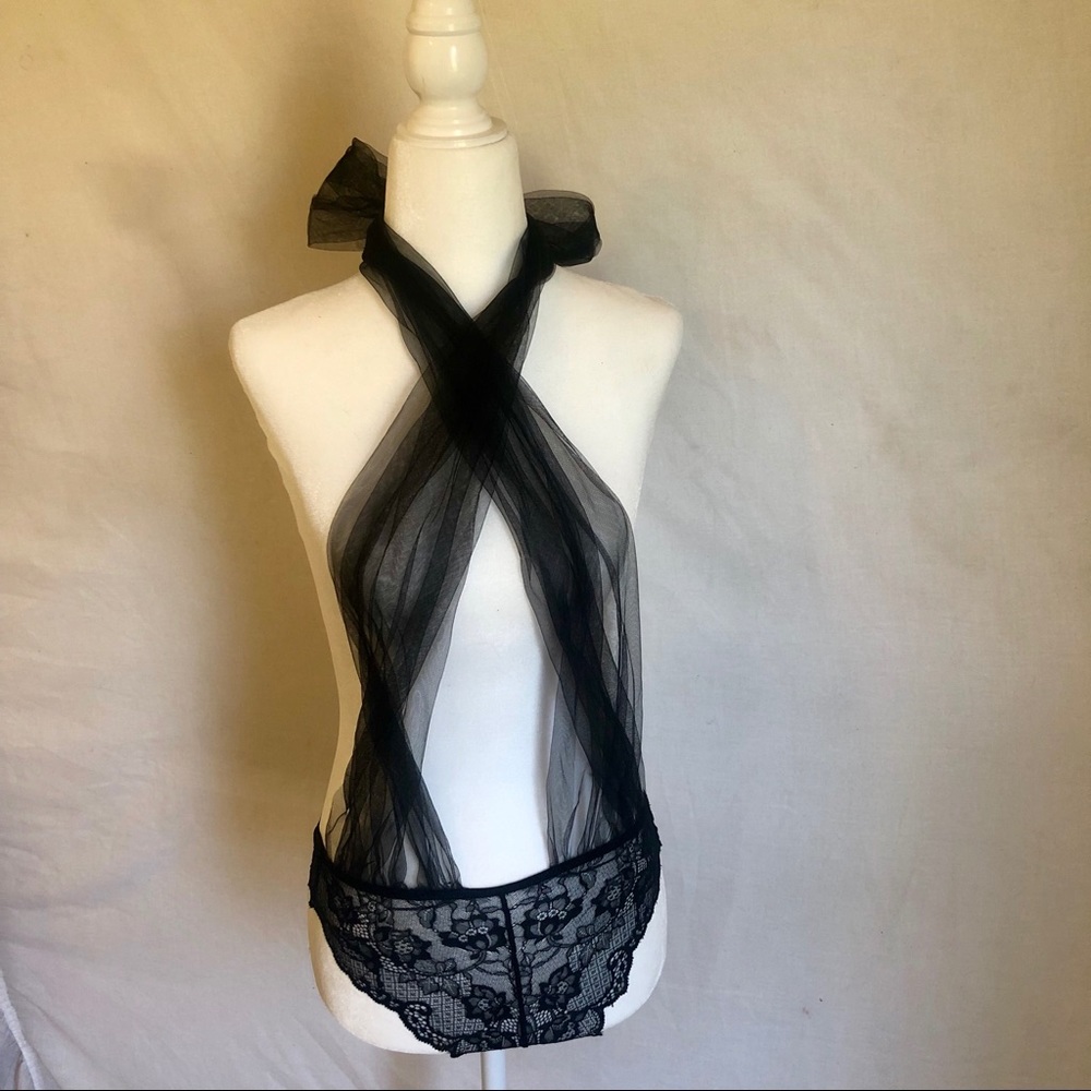 NWOT 💛💜3 for $20!💜💛 ASOS Mesh Tie Body Suit